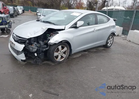 2013 Hyundai Elantra Gls z USA, uszkodzony, nr VIN 5NPDH4AE7DH431777